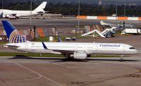N14121 @ EGCC - Continental B757 with wingtips - by Terry Fletcher