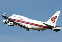 HS-TGL @ EGLL - Thai 747 - by Kevin Murphy