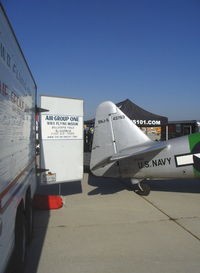 N7300C @ CMA - 1958 North American AT-6D as SNJ-5, P&W R-1340 600 Hp, tail data - by Doug Robertson