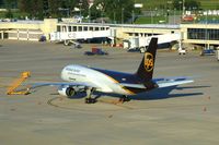 N436UP @ CID - On the UPS ramp, waiting until the night to fly - by Glenn E. Chatfield