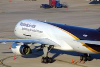 N436UP @ CID - Close-up of UPS B757 - by Glenn E. Chatfield