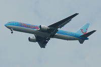 G-OBYF @ EGCC - Thomson - Landing - by David Burrell