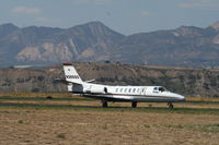 N386QS @ KRIL - Cessna 560 - by Mark Pasqualino