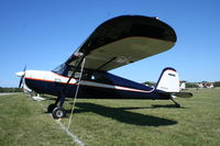 N3704V @ KBEH - Cessna 140 - by Mark Pasqualino