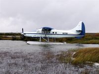 N87AW @ PABE - Parked at H-Marker Lake in Bethel, Alaska - by Martin Prince Jr