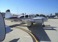 N8965M @ CMA - 1963 Beech D95A TRAVELAIR, two Lycoming IO-360-B1A 180 Hp each - by Doug Robertson