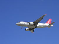 N301NB @ KMSP - NWA1532 landing Runway 35 from Kansas City (MCI). - by Mitch Sando