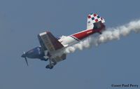 N260DC @ LFI - A shallow dive back through her own smoke