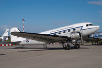 G-AMPY @ EDDH - Air Atlantic DC3 in Royal Air Force colors