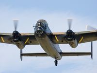 PA474 - BBMF Avro Lancaster PA474 flying at the Turweston Vintage Transport Day Sept 2007 - by Garry L