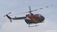 N154EH @ LFI - Banking around. It's hard to show rolls with still photos