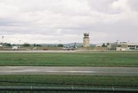 N805ME @ TVC - Atlanta Thrashers taxi for departure on RWY 28 @ Cherry Capital Airport (TVC) - by Mel II
