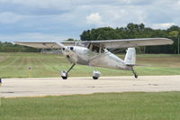 N76887 @ KBEH - Cessna 140 - by Mark Pasqualino