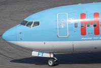 D-AHFT @ LGKR - Hapag Fly 737-800 - by Andy Graf-VAP