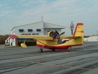 N868CB @ LNC - On the ramp at Lancaster