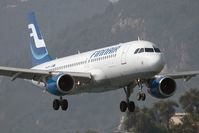 OH-LXB @ LGKR - Finnair A320 - by Andy Graf-VAP