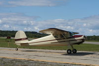 N2032V @ KBEH - Cessna 120 - by Mark Pasqualino