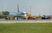 HS-HRH @ LOWW - The royals, short after their landing in vienna
