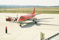 N438XJ @ PLN - MES2706 - PLN-DTW Starting up @ Pellston Regional Airport (PLN)