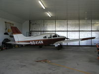 N8414N @ KLVN - Parked inside the Airlake Aero Hangar. - by Mitch Sando