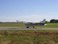 N4393R @ KLVN - Taxiing to Runway 30. - by Mitch Sando