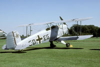 G-RETA @ EGTH - fLYING IN gERMAN ww2 COLORS - by Joop de Groot