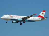 OE-LBT @ LEBL - WÃ¶rthersee on final RWY 25R. - by Jorge Molina
