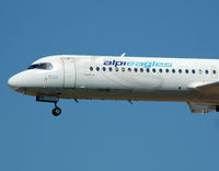 I-ALPK @ LEBL - San Antonio on final RWY 25R. - by Jorge Molina