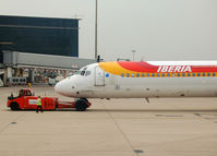 EC-FHD @ LEBL - Pushback manouver... - by Jorge Molina