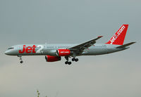 G-LSAB @ LEBL - Jet2Menorca on final to RWY 25R. - by Jorge Molina
