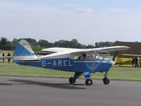 G-AREL @ EGBT - PA22 Caribbean visiting the Turweston fly-in