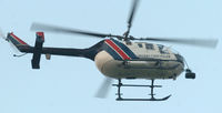 N39VA @ DAN - Virginia State Police  1993 Eurocopter/canada BO 105LS A-3  on the Va.-N.C. border in Danville Va. to pick up man injured in a cargo truck accident at a ramp. - by Richard T Davis
