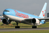 G-OBYF @ EGCC - Thomsonfly 767 - by Kevin Murphy