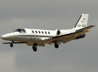 HB-VNZ @ LEBL - Landing rwy 25R - by Shunn311