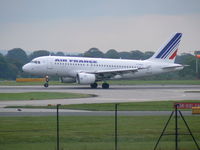 F-GRHS @ EGCC - Just about to land! - by David W