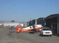 N7658B @ SZP - 1957 Northern Aircraft Bellanca 14-19-2 CRUISEMASTER, Continental O-470-K 230 Hp, triple tail, maintenance.  Note: Northern Aircraft did not change its name to Downer Aircraft until 1959 - by Doug Robertson