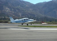 N8200V @ SZP - 1980 Piper PA-28-161 WARRIOR II, Lycoming O-320-D3G 160 Hp, takeoff Rwy 22 - by Doug Robertson