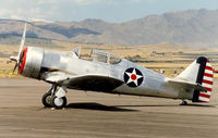 N80714 @ 4SD - Modified SNJ-4 as an NA-50 - by Bill Larkins