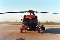 6035 @ CID - HH-60J at the base of the control tower
