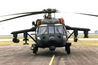 91-26363 @ CID - Black Hawk on the ramp - by Glenn E. Chatfield