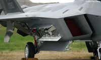 04-4082 @ LFI - Starboard AIM-9 bay, and you can just make out the M-61 bulge above it