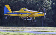 N9147N @ FARMERVILL - Taking off to fertilize Pine trees - by Neal