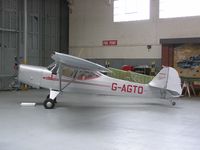 G-AGTO @ EGSU - Auster preserved in flying condition at Duxford