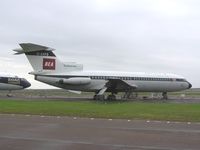 G-AVFB @ EGSU - Trident 2E preserved at Duxford museum - by Simon Palmer