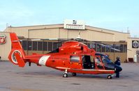 6560 @ CID - HH-65B at the Landmark FBO.  Has been upgraded to HH-65C - by Glenn E. Chatfield