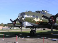 G-BEDF @ EGSU - Flying Fortress Sally B at Duxford