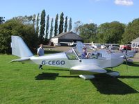 G-CEGO @ EGSN - EV-97 visiting Bourn