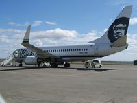 N617AS @ PABE - Alaska Air offloading in Bethel, Ak - by Martin Prince, Jr