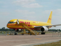 G-BMRD @ EGVA - Boeing 757 236/DHL/Fairford 2005 - by Ian Woodcock