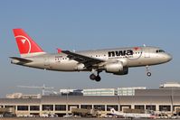 N365NB @ SNA - Northwest Airlines N365NB (FLT NWA150) from Minneapolis-St Paul Int'l (KMSP) seconds from landing on RWY 19R. - by Dean Heald